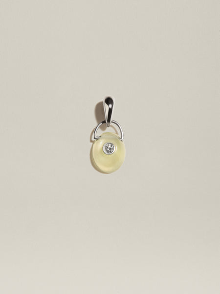 The Gem Drop Pendant (Lemon Beryl) | J.Hannah Jewelry