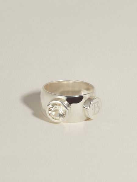 Martian Signet Ring (Sunstone) | J.Hannah Jewelry