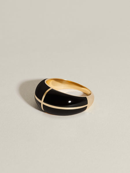 Onyx on sale inlay ring