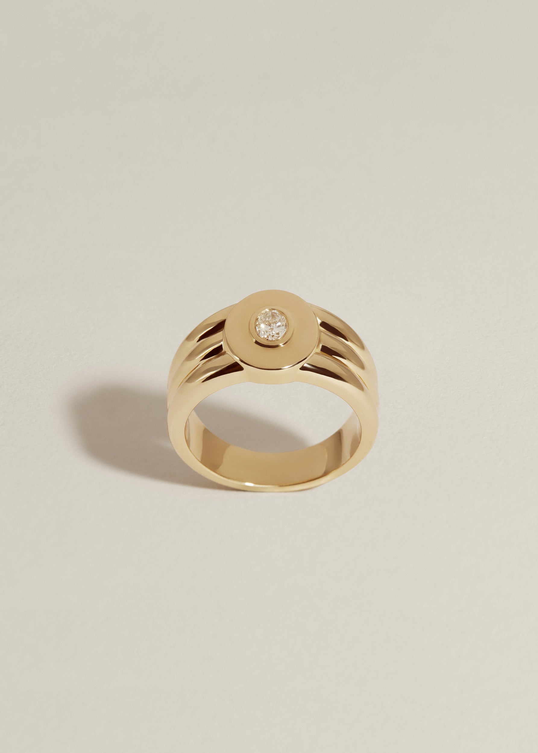 Stacked Signet (Diamond) | J.Hannah Jewelry