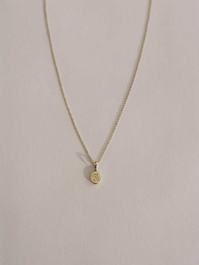 Initial Signet Pendant | J.Hannah Jewelry