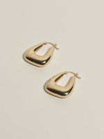 14k Gold Hoop Earrings Tetra II J. Hannah